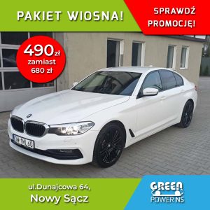 oferta green power ns mycie auta po zimie pakiet wiosna ulotka