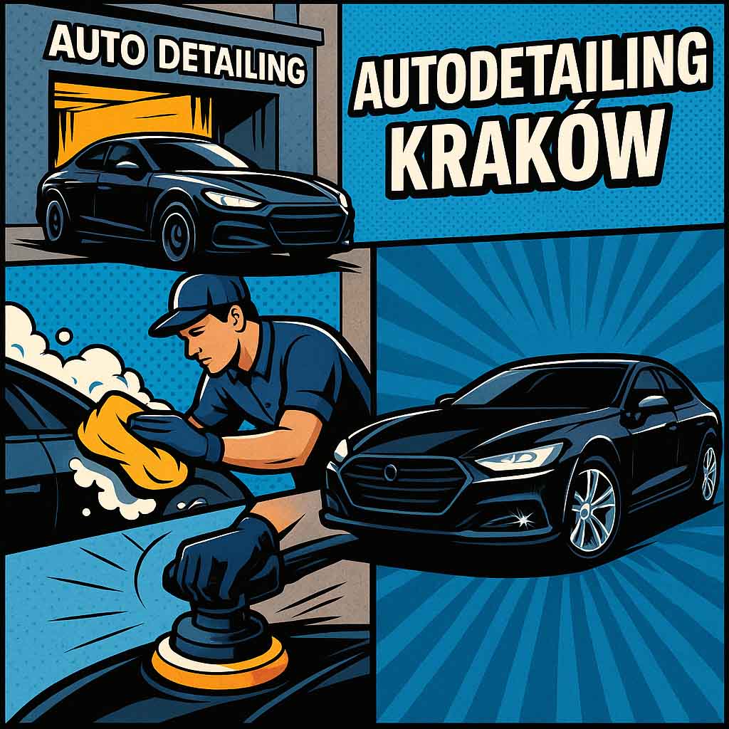 wizualizacja animacja komiksowa autodetailing kraków